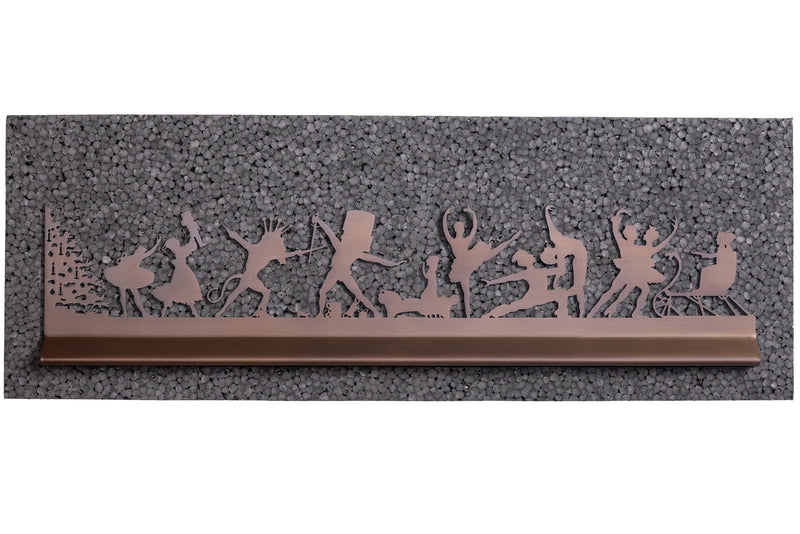 Nutcracker Suite Ballet Mantel Scene, Oiled Rubbed Bronze