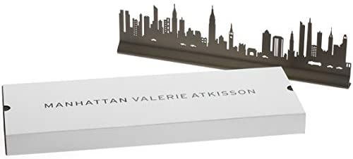 Manhattan New York City Skyline, Oiled Bronze