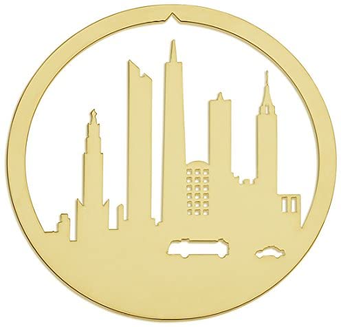 World Trade Center, Downtown Manhattan New York City Christmas Ornament, 24K Gold Plate