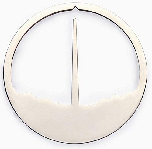 Washington Monument Washington DC Christmas Ornament, Polished Nickel