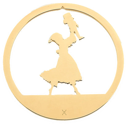 Clara Nutcracker Ballet Ornament, 24K Gold Plate