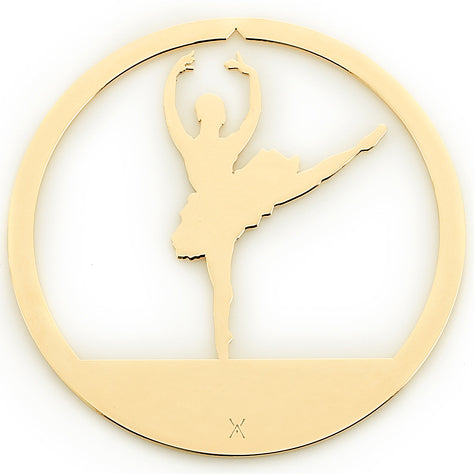Sugar Plum Fairy Nutcracker Ballet Ornament, 24K Gold Plate